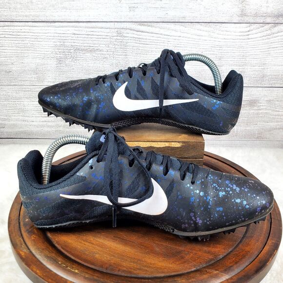 Nike Zoom Rival S 9 Black Indigo Fog Speckled Men's Size 8.5 Track Runni… - Picture 5 of 12